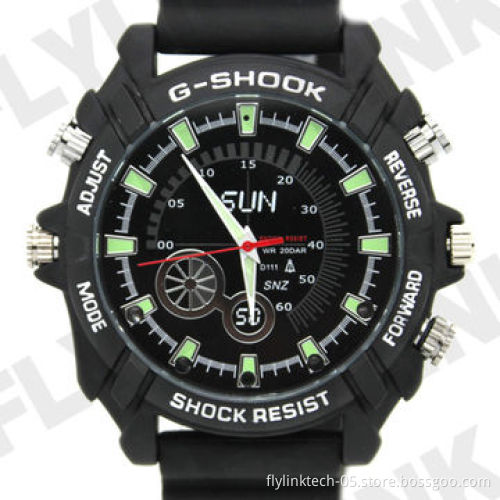 1080P Spy Watch Camera with FHD, Digital Camera Function, 4GB Internal Memory, AVI Video File Format